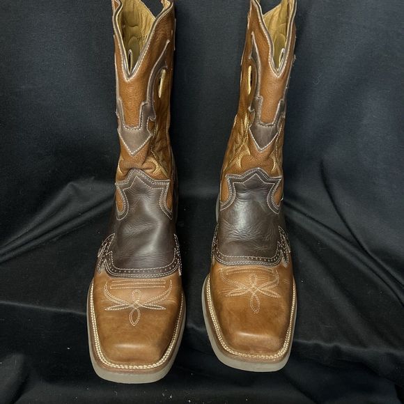 Silver Bull Mens Work Boots Brown leather cowboy size 11? - Picture 7 of 16